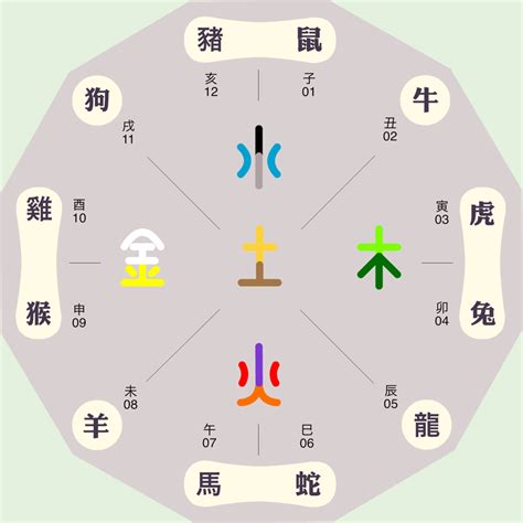 数字五行表|五行的阴阳属性对应表